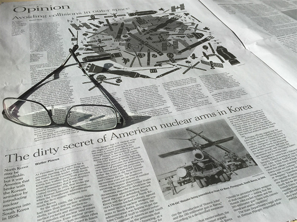 미국 뉴욕타임스(NYT)는 해제된 기밀문서를 근거로 1958년 아이젠하워 정부가 한국에 첫 핵무기를 배치했다고 보도했다. 이 기사는 3월 19일 인터넷판, 22일자 인터내셔널 에디션 12면(사진)에 실렸다.