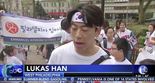 한국학교의 교사 한상화씨가 미국 abc 방송국에서 인터뷰를 한 장면이 뉴스에 방영되기도 하였습니다