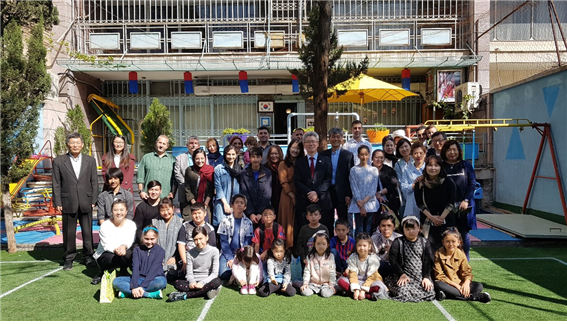 테헤란 한글학교 입학식 현장과 교정의 다양한 모습