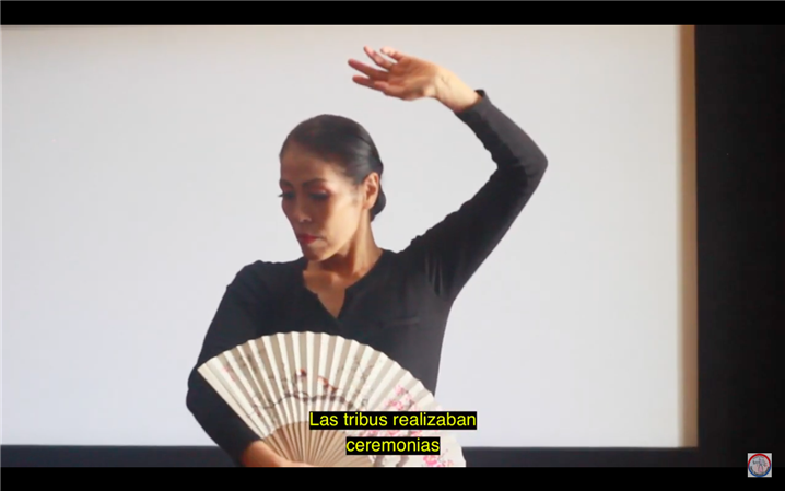 <'여기, 한국에서' 의 첫 편, '크리스탈 유의 전통무용' - 출처 : 한국의 춤 유튜브 채널(@Danza Tradicional Coreana 'Hanguk Chum 한국의 춤')>