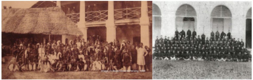 < 1886년 컬리지 제너럴에서 촬영한 신학생 단체사진 - 출처: 컬리지 제너럴 홈페이지 >