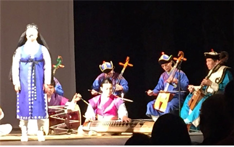 한국과 몽골의 전통 악기 합주 - 출처 : 통신원 촬영