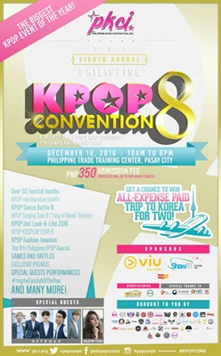  KPOP convention 8 행사 포스터 - 출처 : www.pkci.org